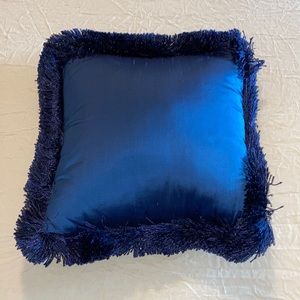 Royal blue pillow